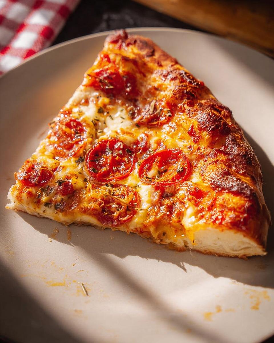 A delicious slice of pepperoni pizza, perfect for Pizza Night Recipes Meal Prep.