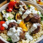 Greek Meatball Bowl Recipe - Featured